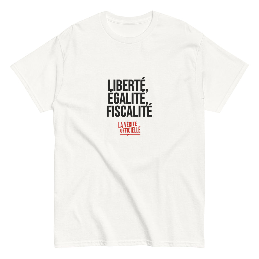 T-Shirt Liberté, égalité, fiscalité