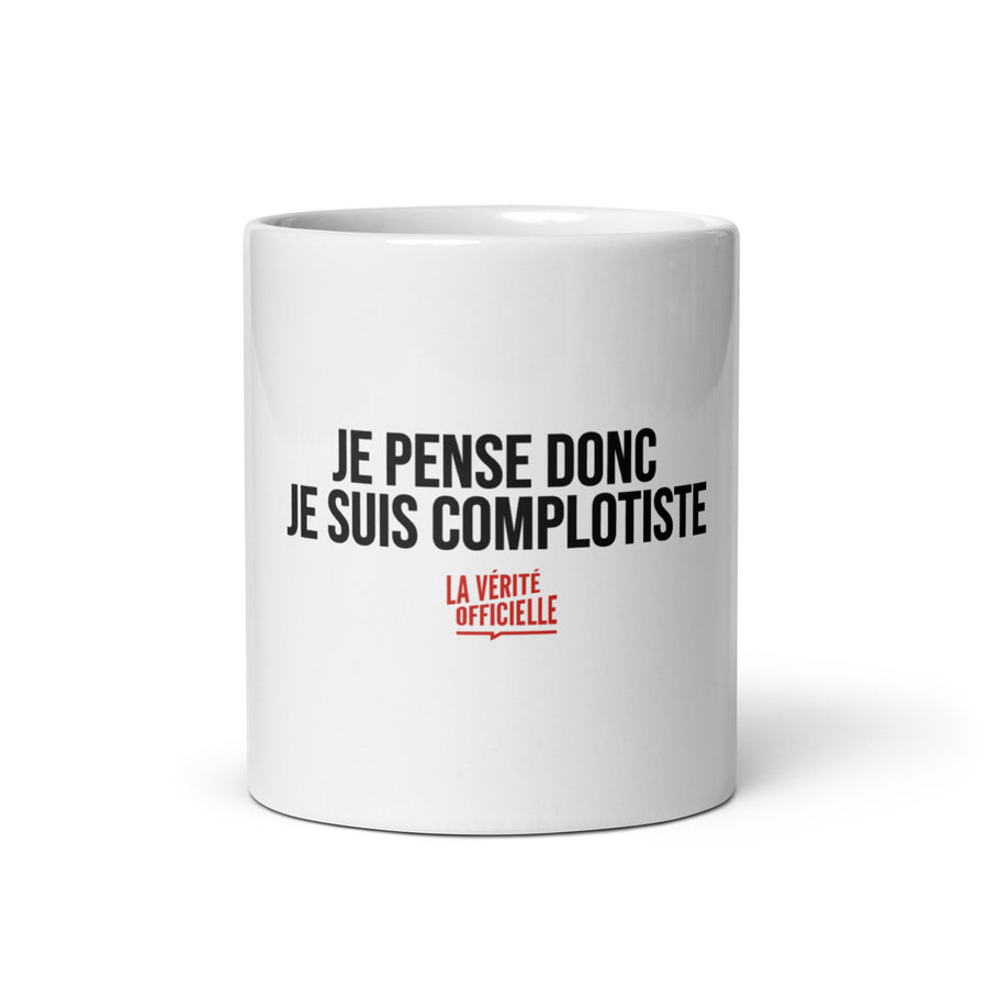 Mug je pense donc je suis complotiste